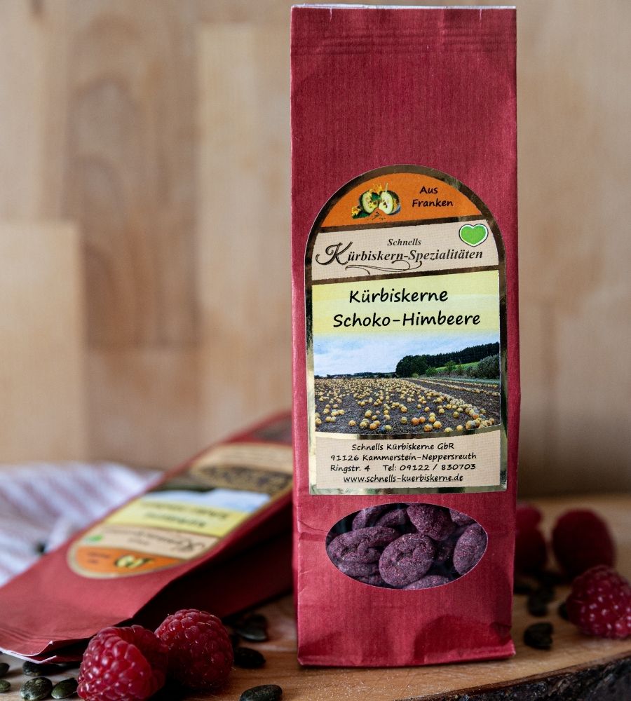 Kürbiskerne Himbeere-Schoko